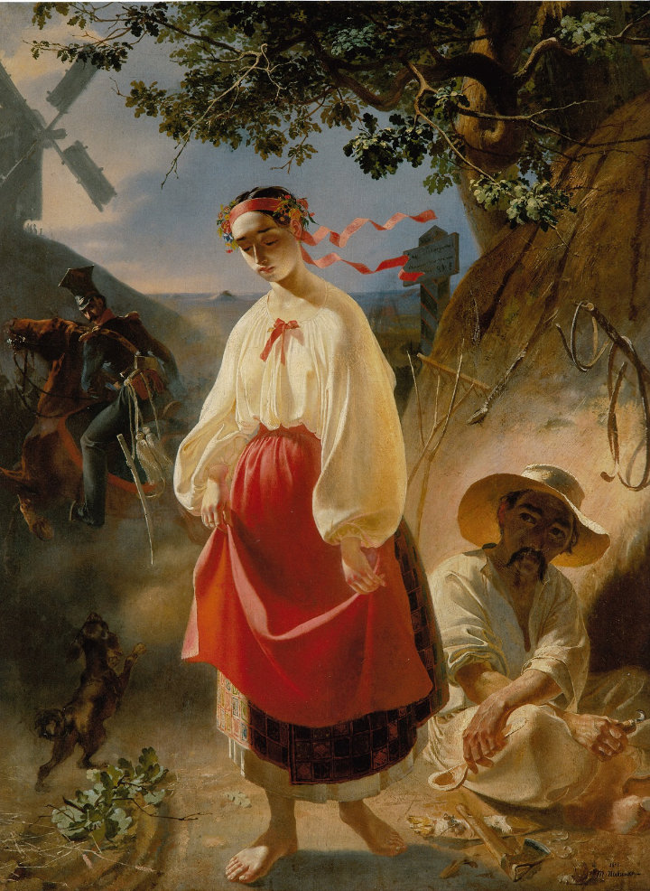 Taras Shevchenko, Kateryna, 1842, oil