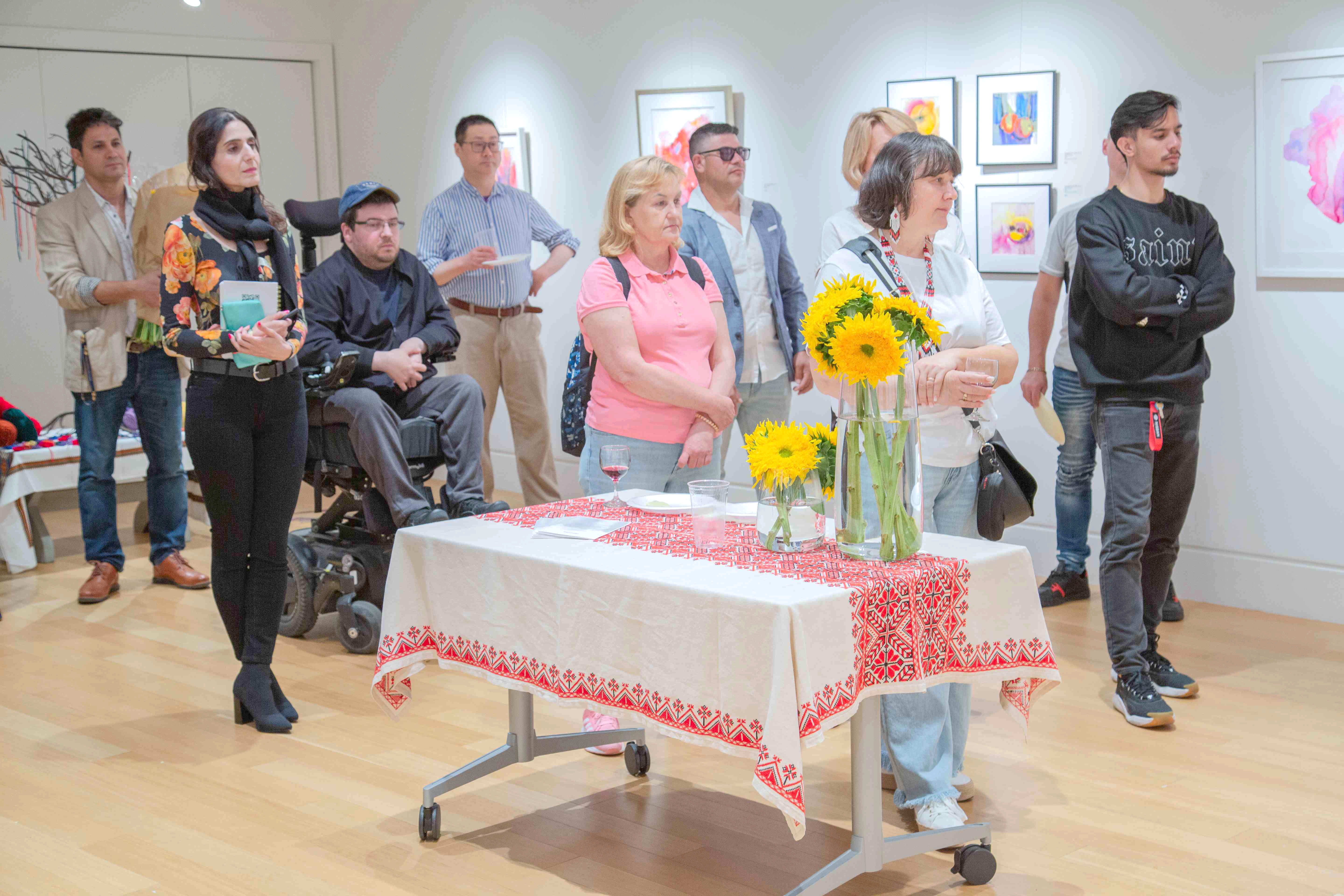 THROUGH THE LENS OF UKRAINIAN BELONGING, a solo exhibition of paintings by Ukrainian Canadian artist Olga Polstvin, September 26, 2025