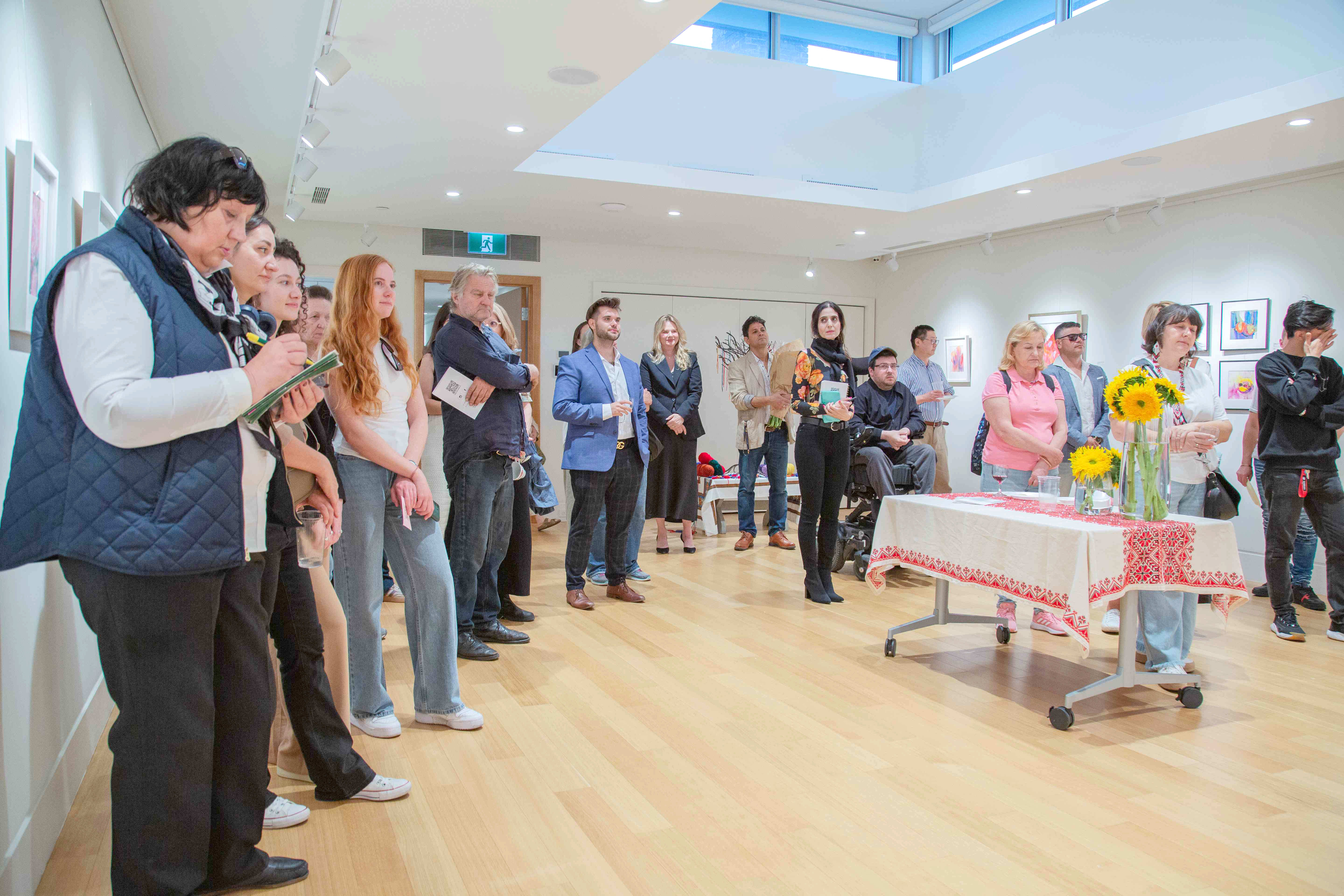 THROUGH THE LENS OF UKRAINIAN BELONGING, a solo exhibition of paintings by Ukrainian Canadian artist Olga Polstvin, September 26, 2025