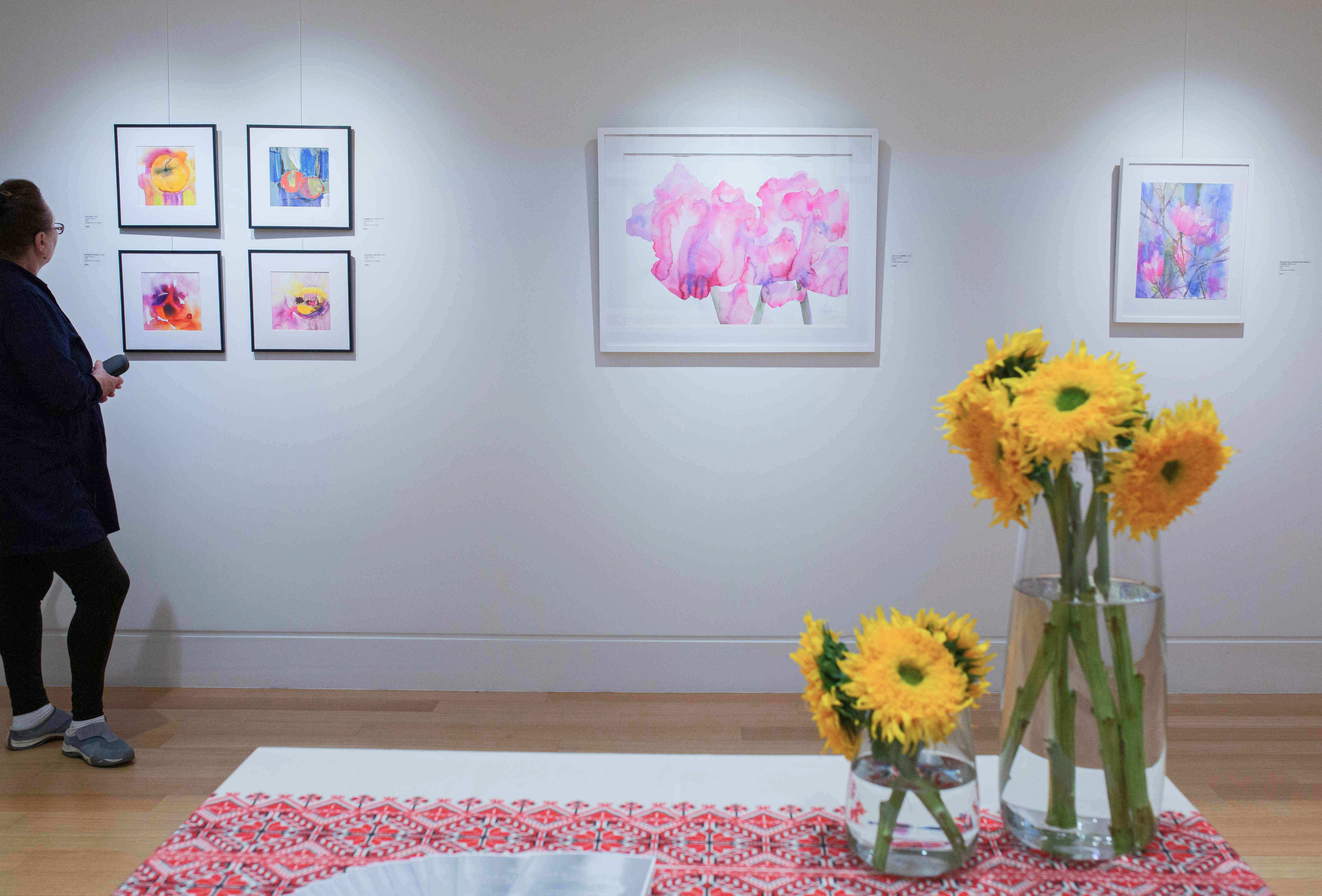 THROUGH THE LENS OF UKRAINIAN BELONGING, a solo exhibition of paintings by Ukrainian Canadian artist Olga Polstvin, September 26, 2025