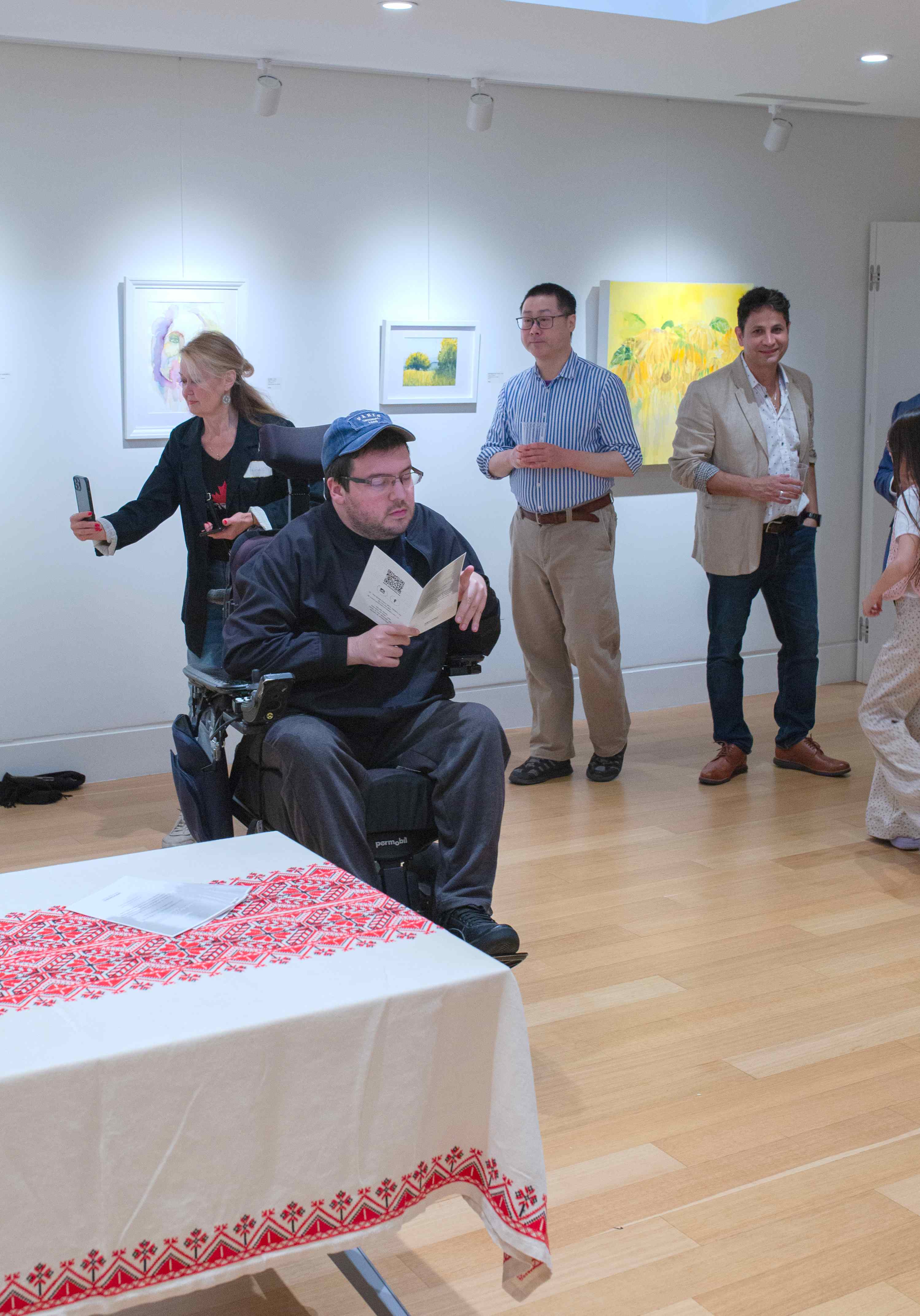 THROUGH THE LENS OF UKRAINIAN BELONGING, a solo exhibition of paintings by Ukrainian Canadian artist Olga Polstvin, September 26