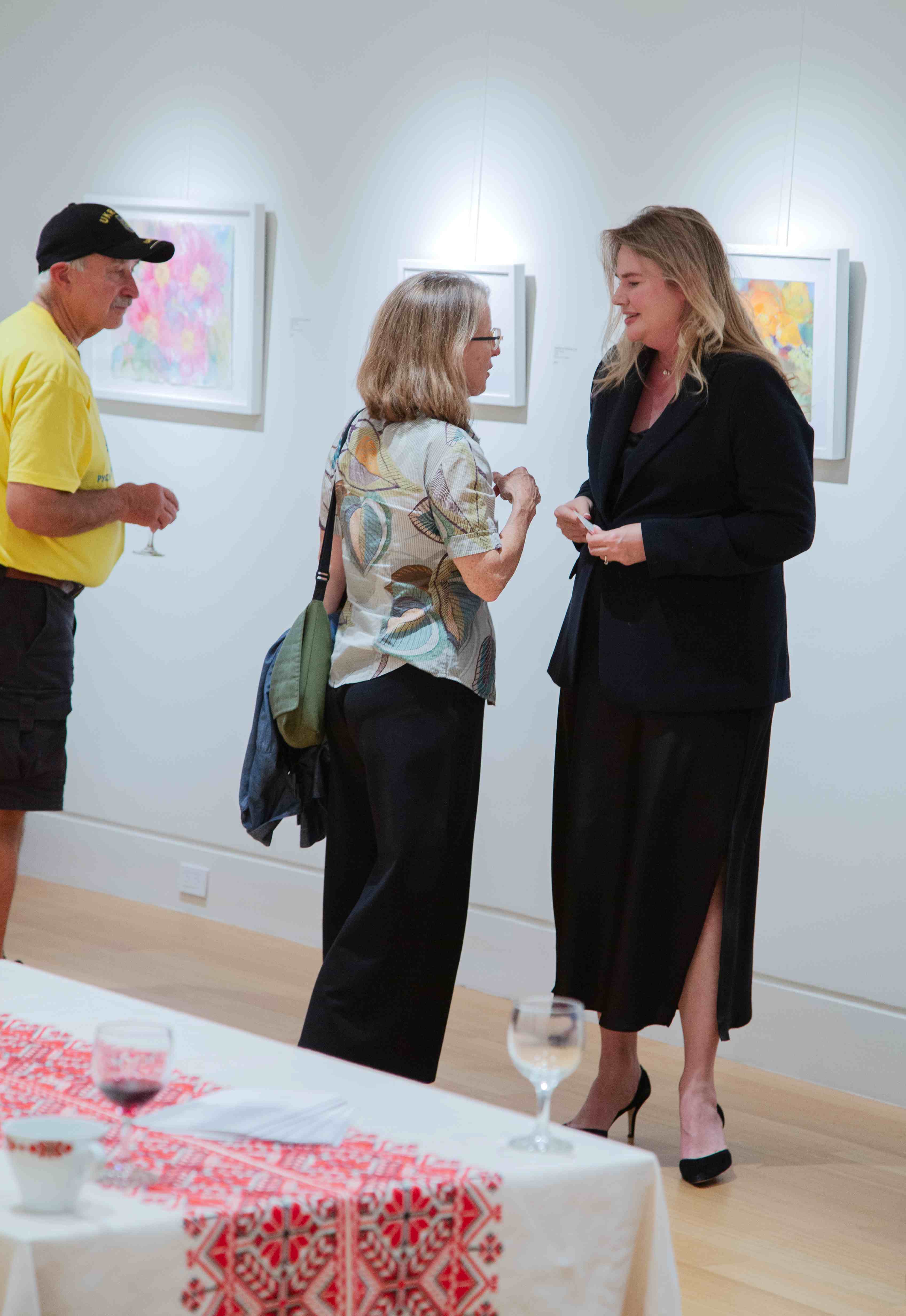 THROUGH THE LENS OF UKRAINIAN BELONGING, a solo exhibition of paintings by Ukrainian Canadian artist Olga Polstvin, September 26