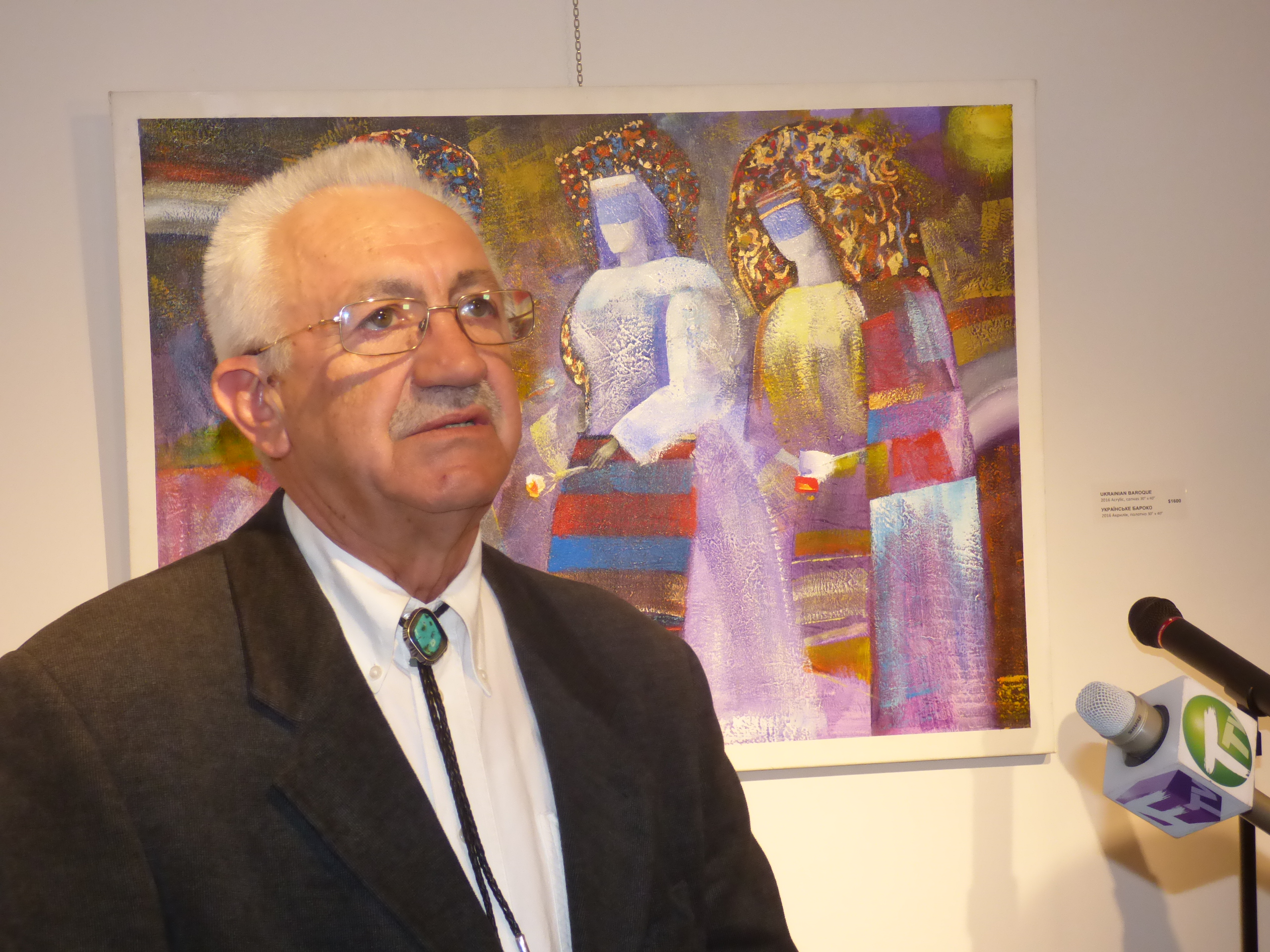 Legends of Time: Exhibition of Paintings by Oleh Nedoshytko, Reception, April 7, 2019
