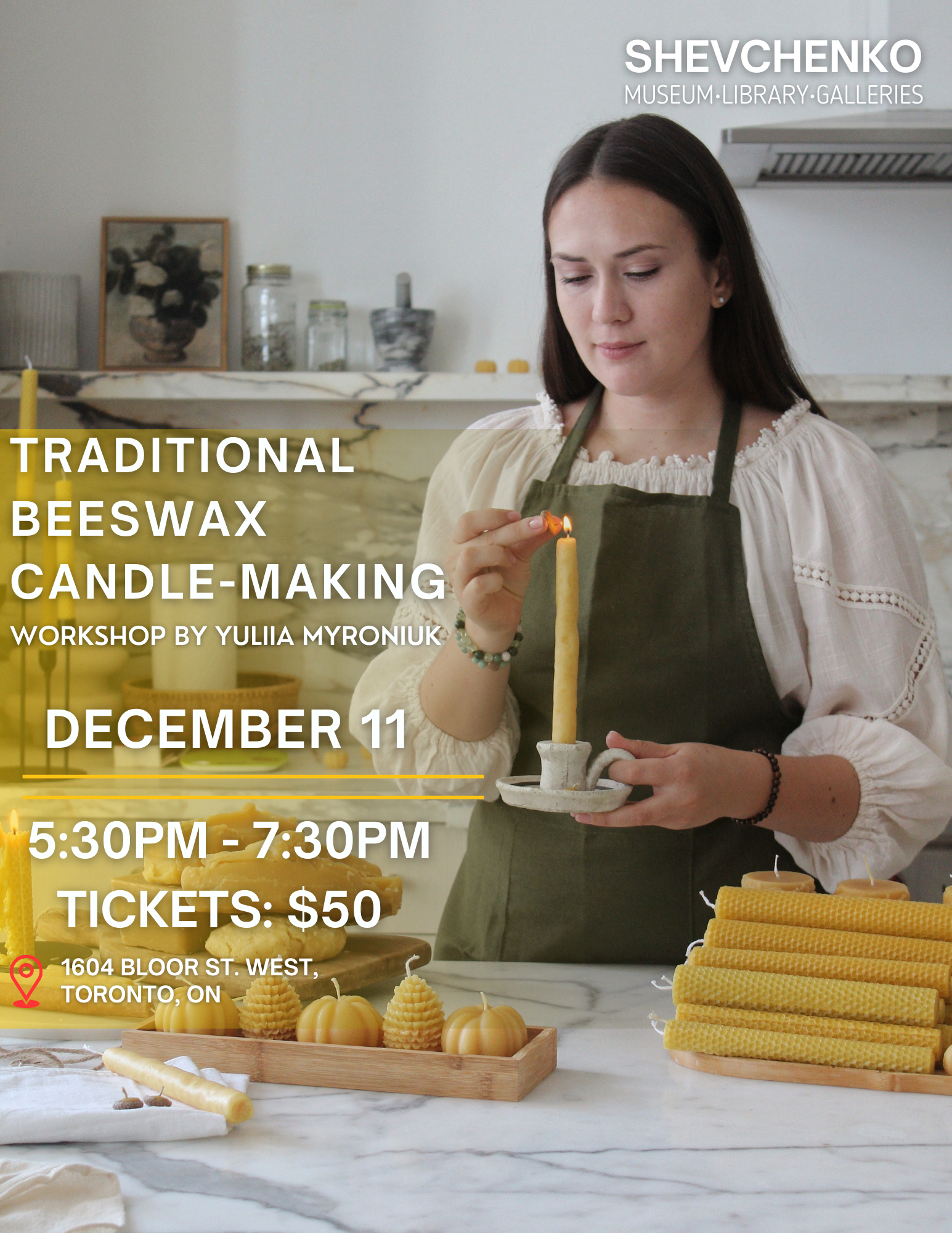 Traditional Beeswax Candle-Making Workshop