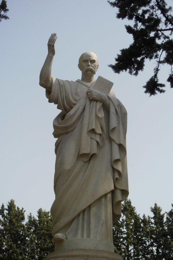 Taras Shevchenko monument in Rome