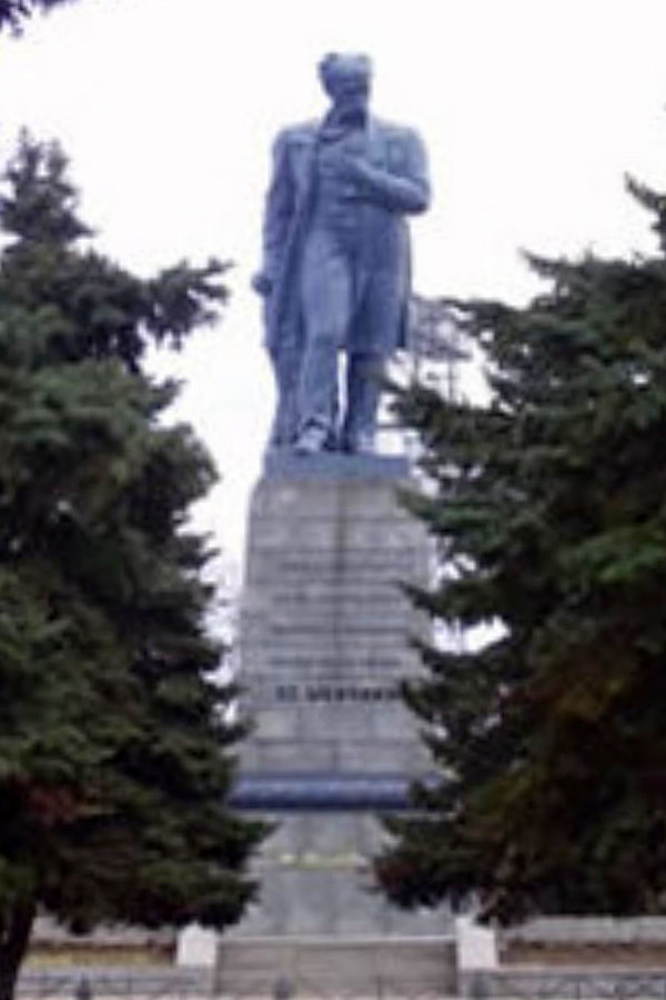 Taras Shevchenko monument in Dnipropetrovsk