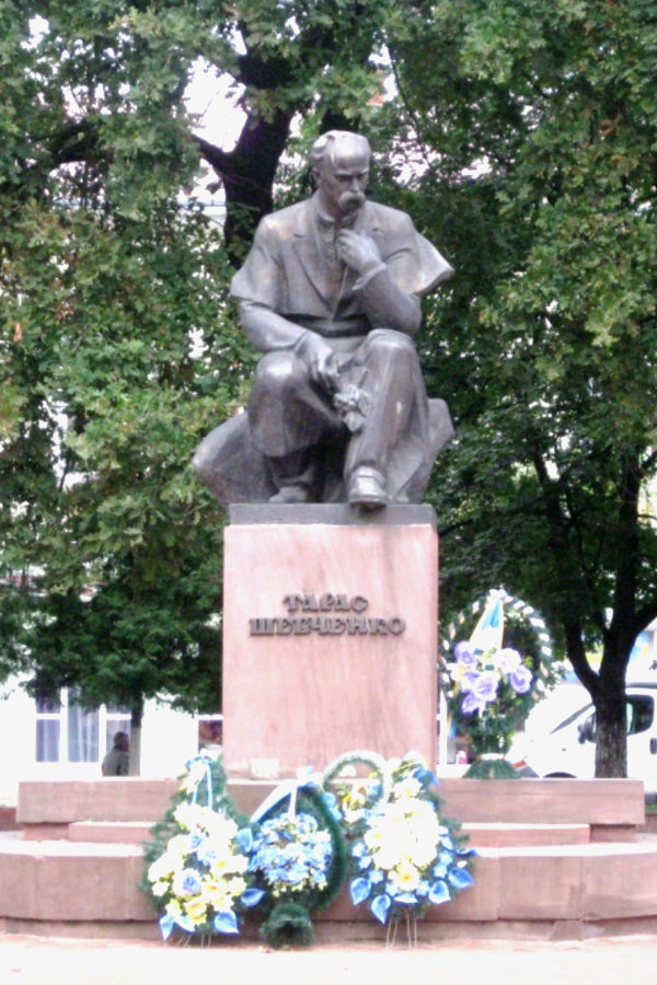 Taras Shevchenko monument in Kolomyia