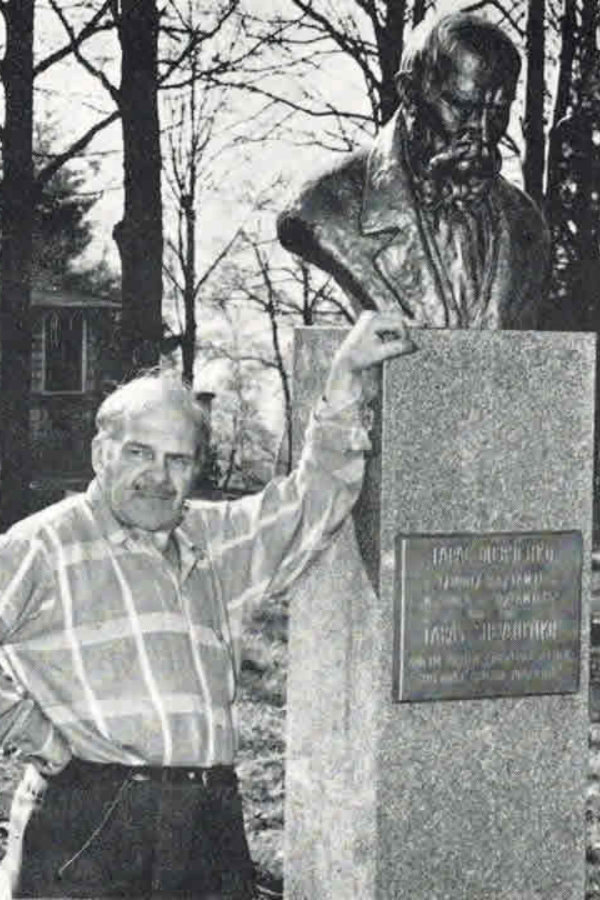 Taras Shevchenko monument in Kerhonson, New York State